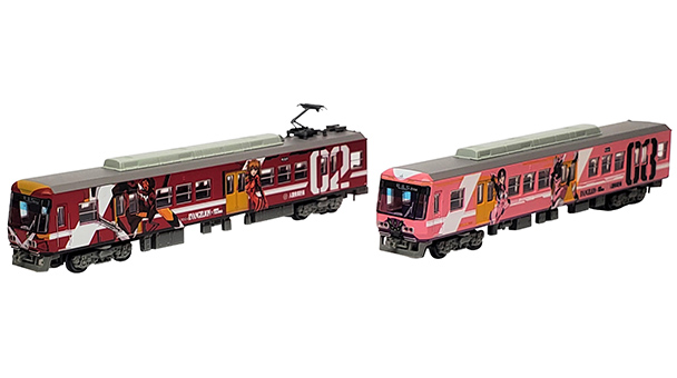 遠州鉄道2000形 (エヴァンゲリオンラッピング電車)2両セットC｜製品を 