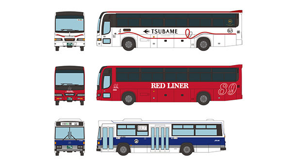 JR九州バス設立20周年記念3台セット｜製品をさがす｜ジオコレ