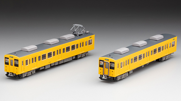 JR105系体質改善30N更新車(岡山電車支所F02編成・黄色) 2両セット