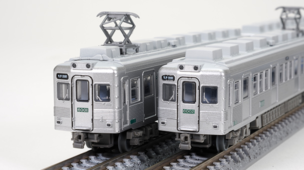 南海電気鉄道6000系(なつかしのステンレス無塗装) 4両セット